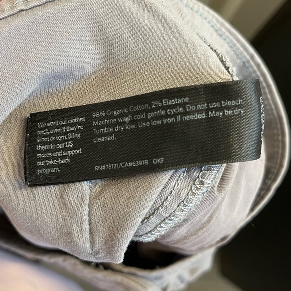 Eileen Fisher Organic Cotton Stretch Twill Chino Pants Size 12 - Picture 7 of 7